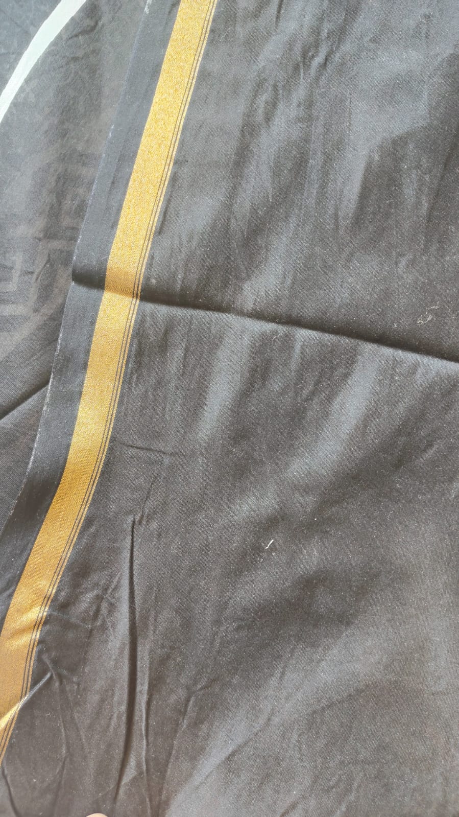 Chanderi Printed Saree – Ivory White