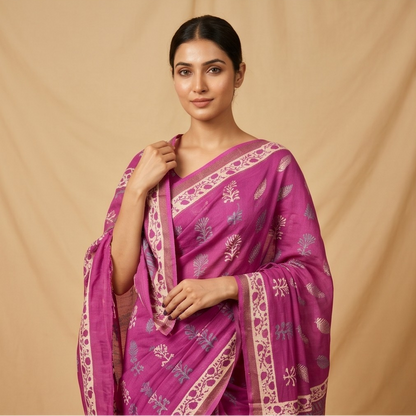 The Aara Chanderi Dress Material - Masterpiece 9