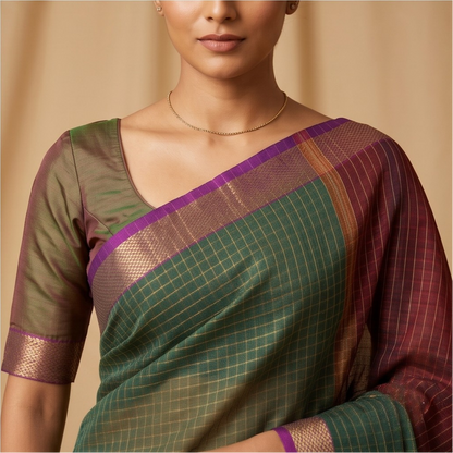 The Aara Maheshwari Saree - Masterpiece 11