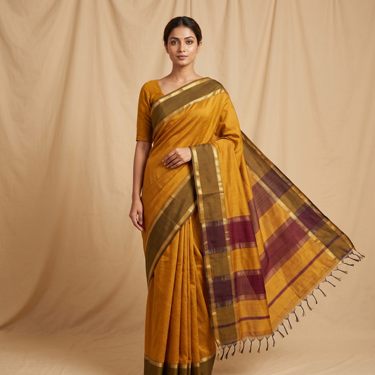 The Aara Maheshwari Saree - Masterpiece 10