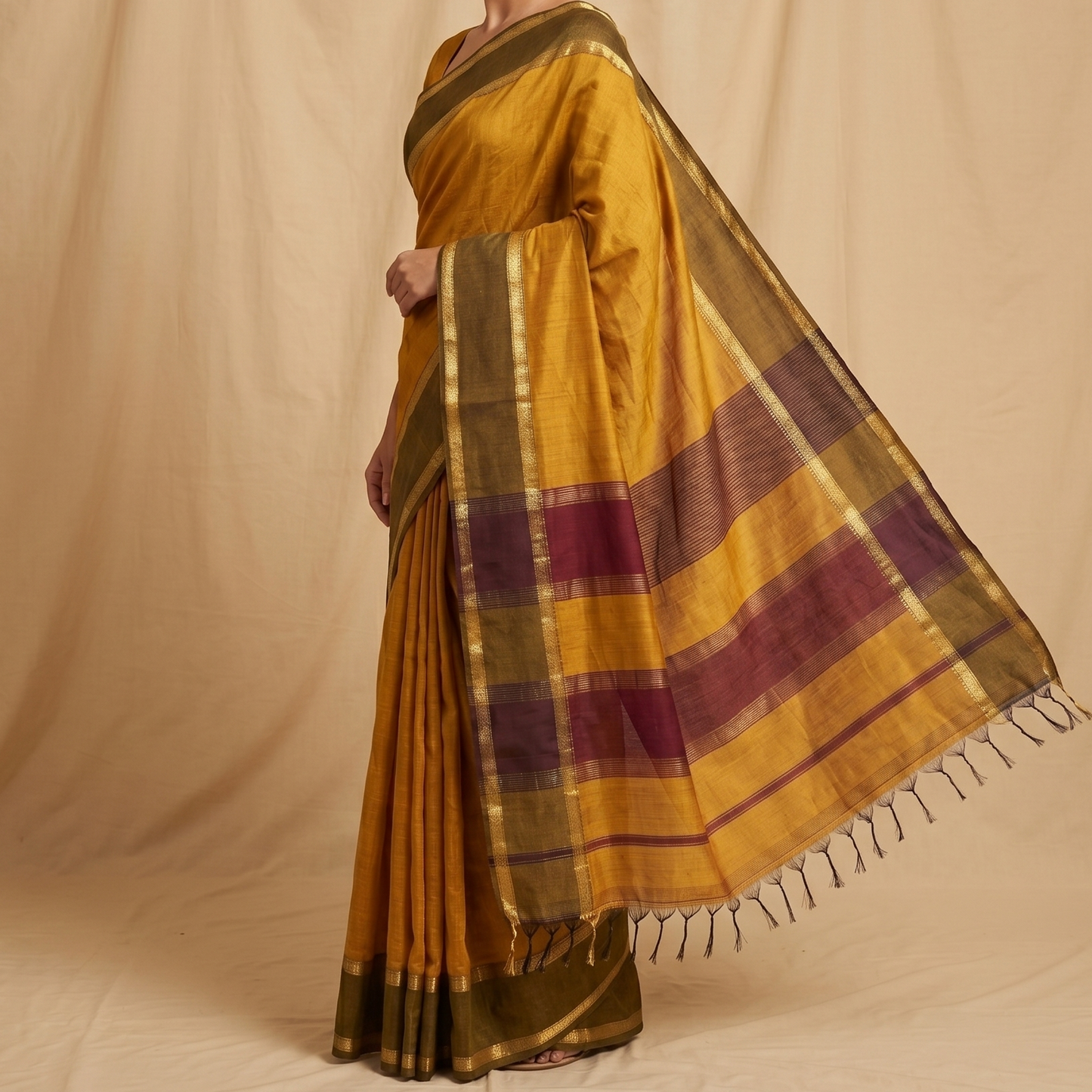 The Aara Maheshwari Saree - Masterpiece 10
