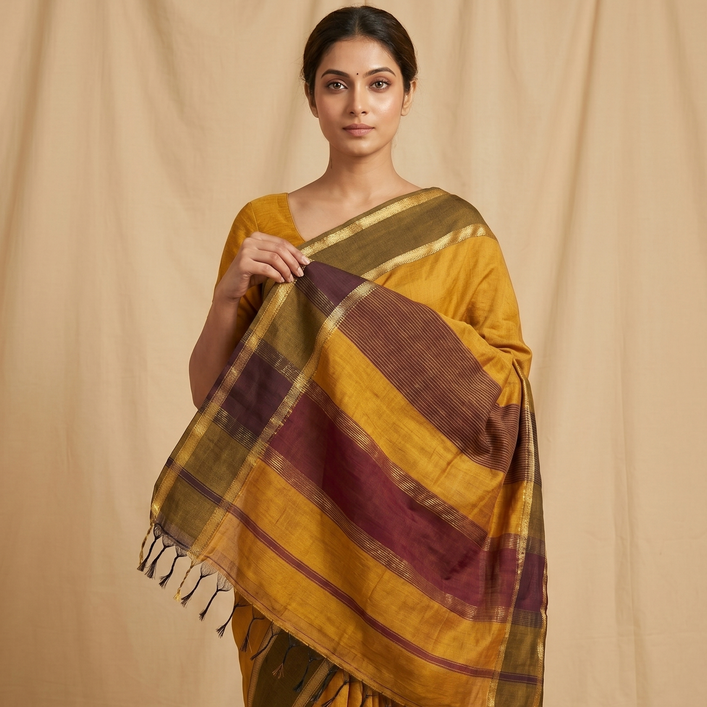 The Aara Maheshwari Saree - Masterpiece 10