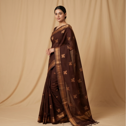 The Aara Maheshwari Saree - Masterpiece 12