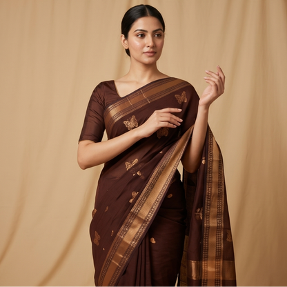 The Aara Maheshwari Saree - Masterpiece 12