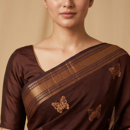 The Aara Maheshwari Saree - Masterpiece 12