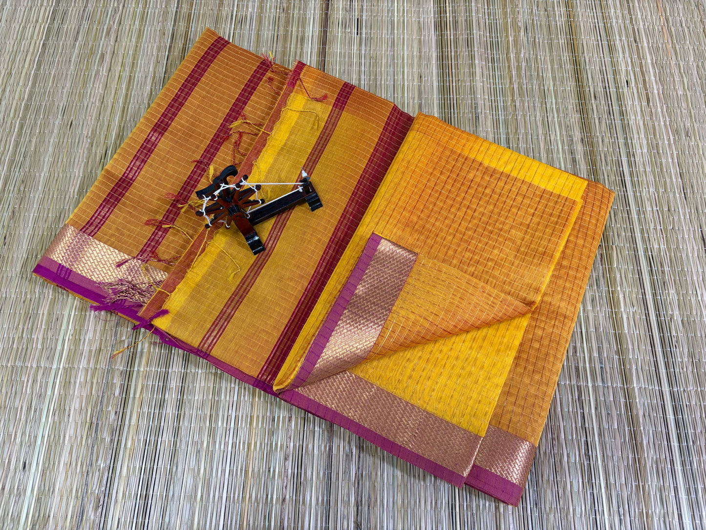 The Aara Maheshwari Saree - Masterpiece 12